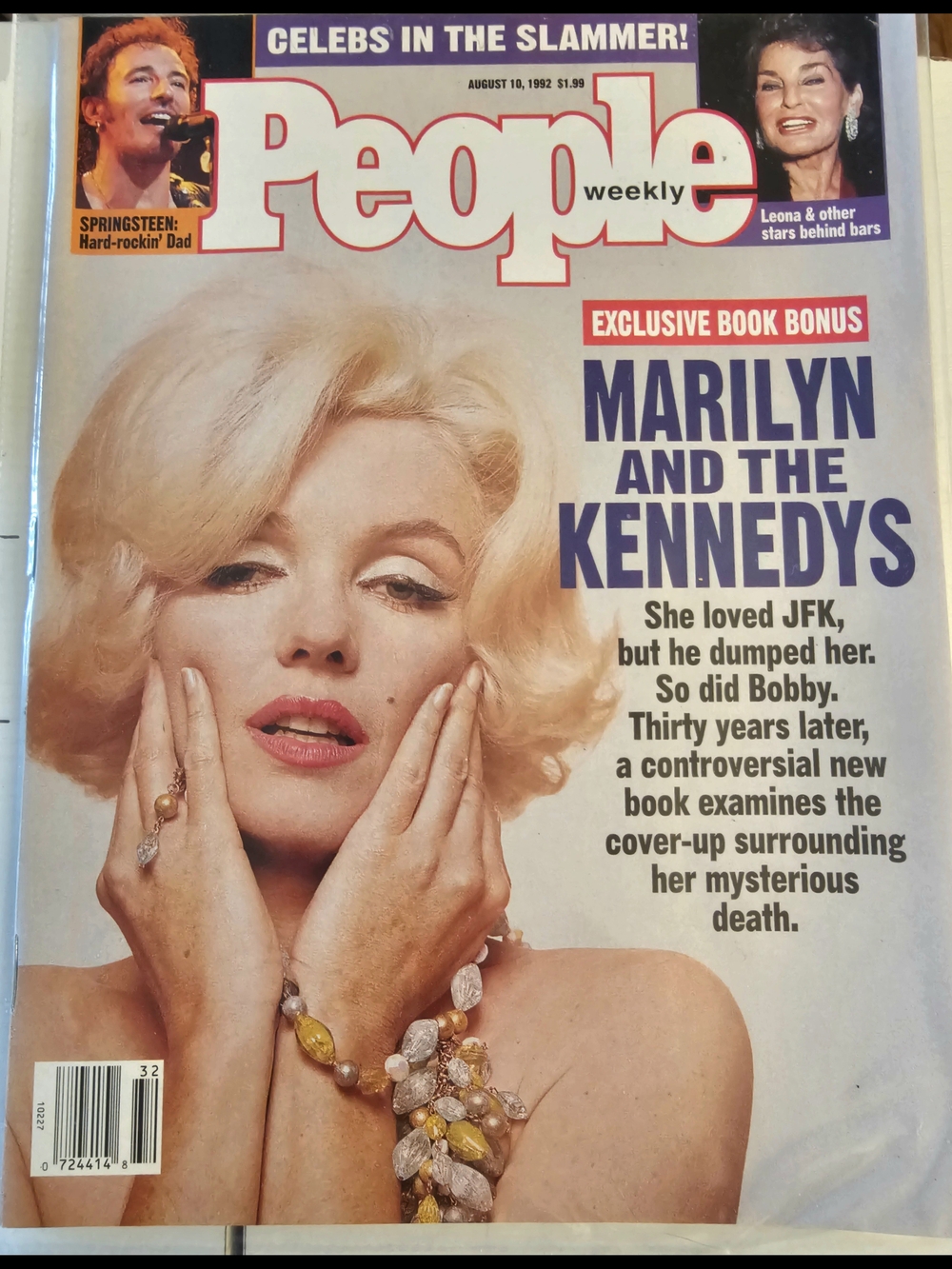 PEOPLE MAGAZINE, MARILYN & THE KENNEDYS   AUGUST 10, 1992